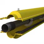 Композитный защитный футляр FT-250 160мм для водопроводов ТУ 2296-056-38276489-2017